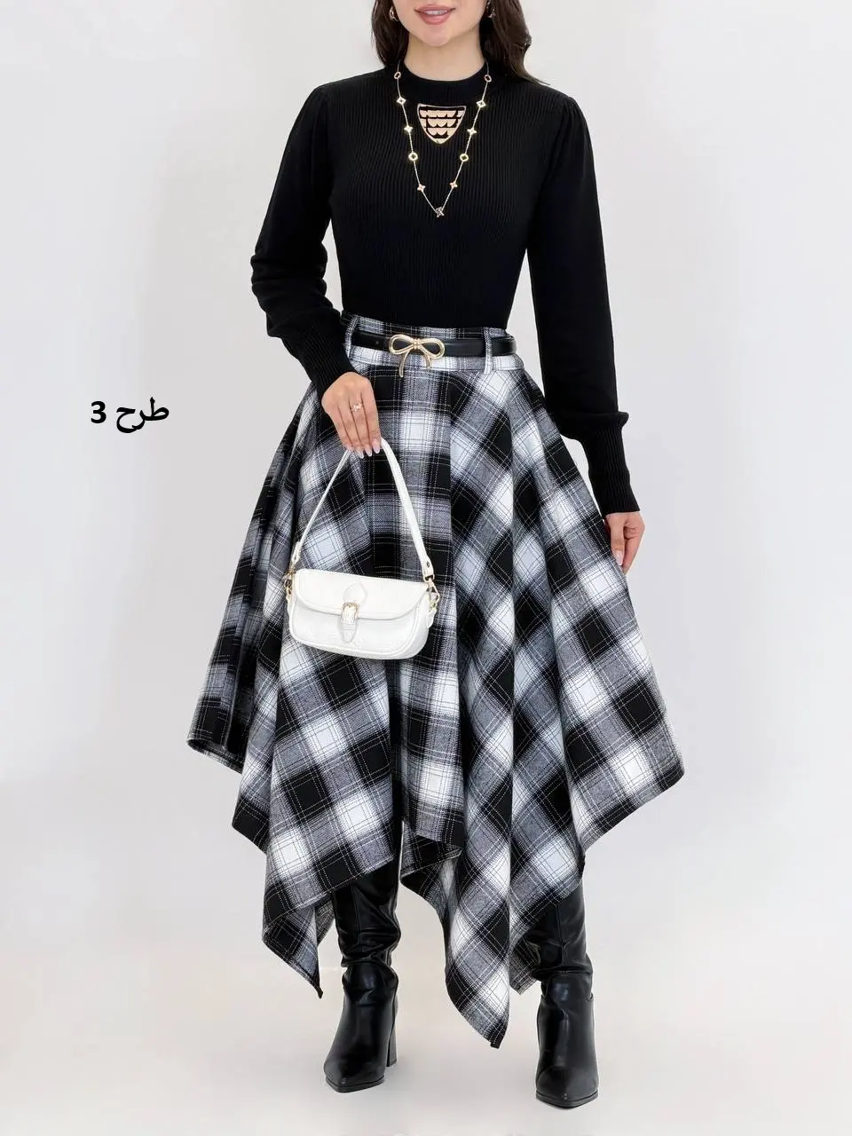 7615-دامن burberry